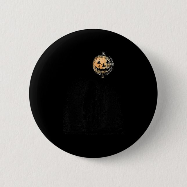 Horror Ghost Halloween Horror Fall Soky Saison Vin Button (Vorderseite)