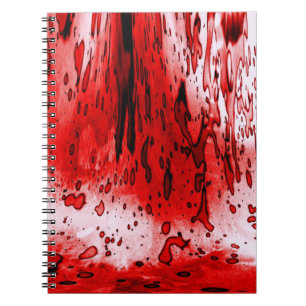 Horror Gruselig Blutig Halloween Notizblock