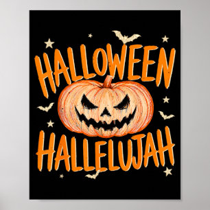 Horror Hallelujah Kürbis Für Männer Frauen Kinder Poster