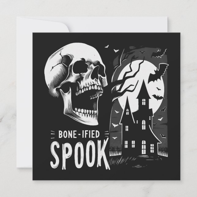 Horror Halloween Feiertagskarte (Vorderseite)