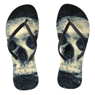 Horror Halloween Schädel Flip Flops