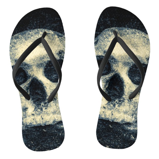 Horror Halloween Skull Flip Flops (Fußbett)