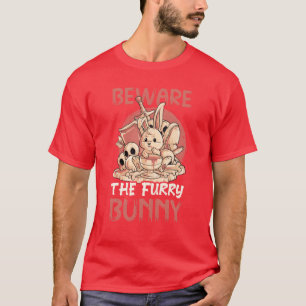 Horror-Hase Mord-Horrorfilm-Fan Goth Gothic f T-Shirt