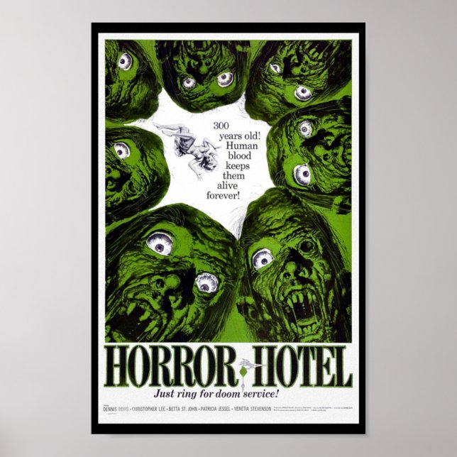 HORROR HOTEL POSTER (Vorne)