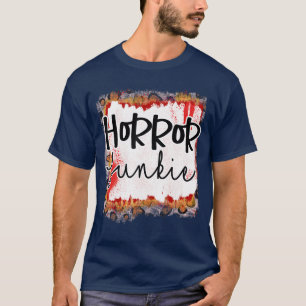 Horror-Junkie lustig süß Halloween gruseligV Film  T-Shirt