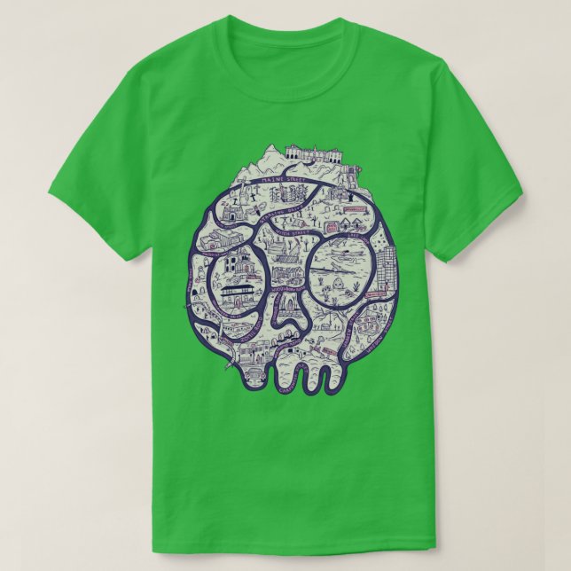 Horror-Karte T-Shirt (Design vorne)
