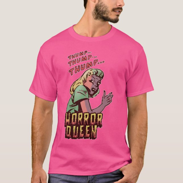 Horror-Königin vintage T-Shirt (Vorderseite)