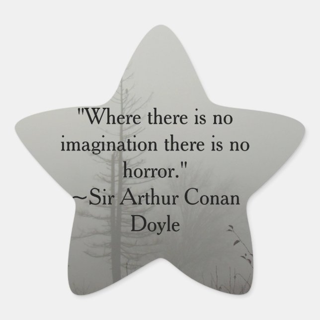 Horror-Kostenvoranschlag Stern-Aufkleber (Vorderseite)