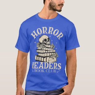 Horror-Leser Buchclub Halloween Skelett Lesung T-Shirt