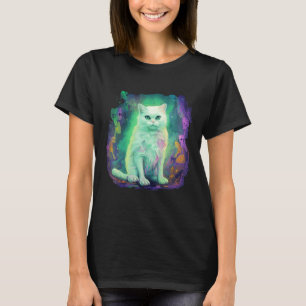 Horror Monster Geist Katzengeist Halloween T-Shirt