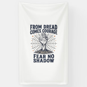 Horror-Motivations-Shirt mit Zitat über untote Cou Banner
