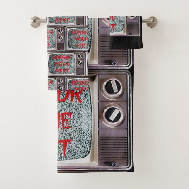 Horror Movie Addict Badhandtuch Set (Insitu)