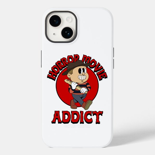 Horror Movie Addict Case-Mate iPhone Hülle (Rückseite)