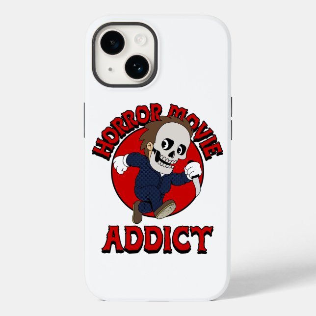 Horror Movie Addict Case-Mate iPhone Hülle (Rückseite)