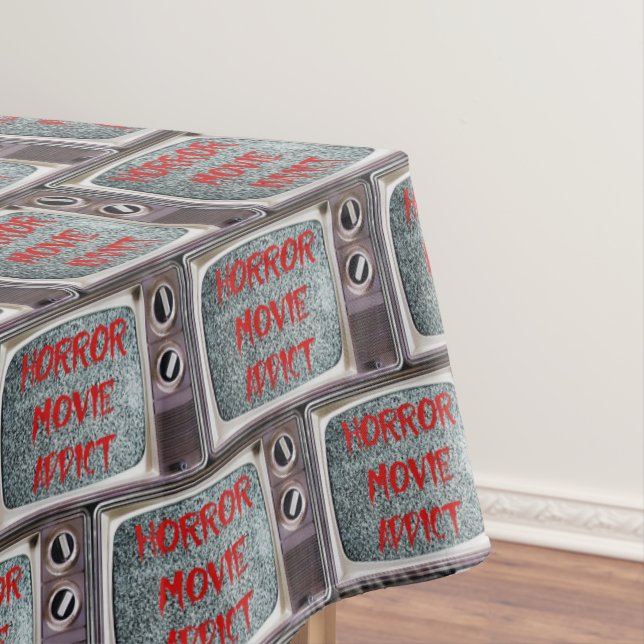 Horror Movie Addict Tischdecke (Beispiel)
