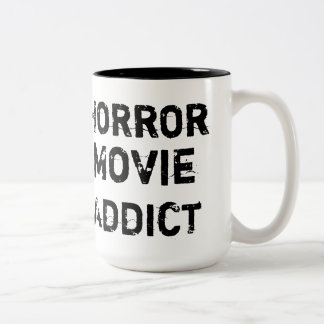 Horror Movie Addict White Tasse