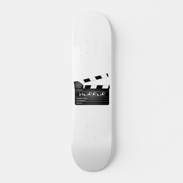 Horror Movie Clapperboard Skateboard (Vorne)