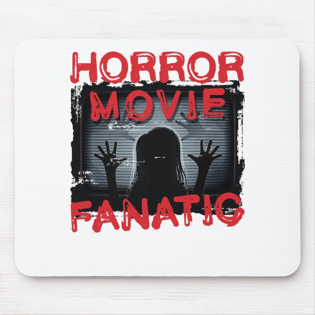 Horror Movie Fanatic Beängstigend Films Mousepad (Vorne)