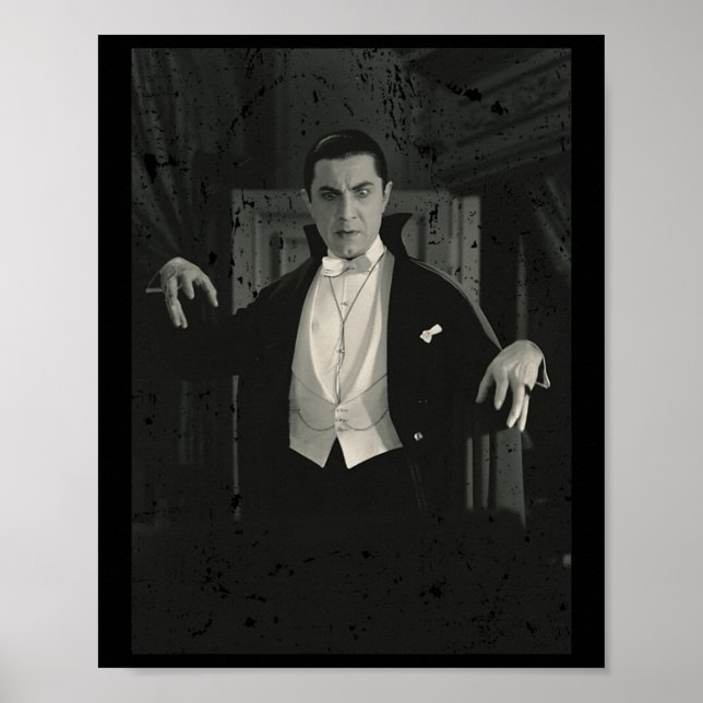Horror Movie Monster Halloween Graf Dracula Vampi Poster (Vorne)