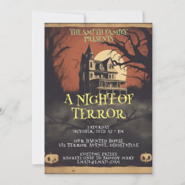 Horror Movie Poster Halloween-Party Einladung