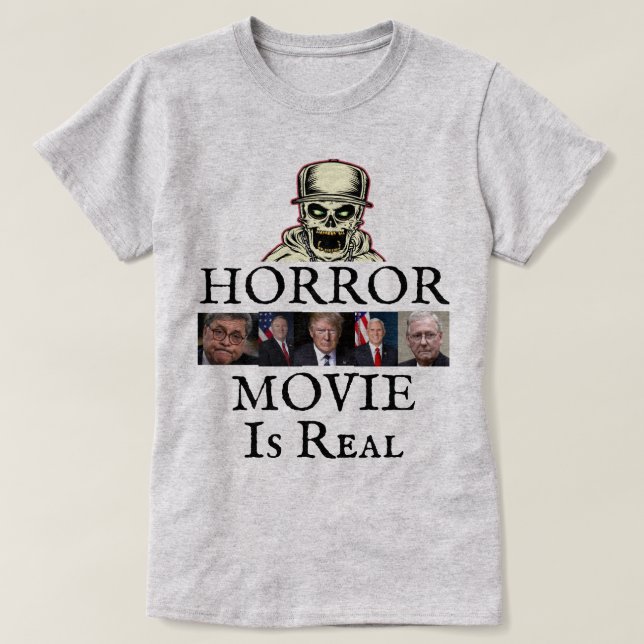 HORROR MOVIE T - SHIRT (Design vorne)