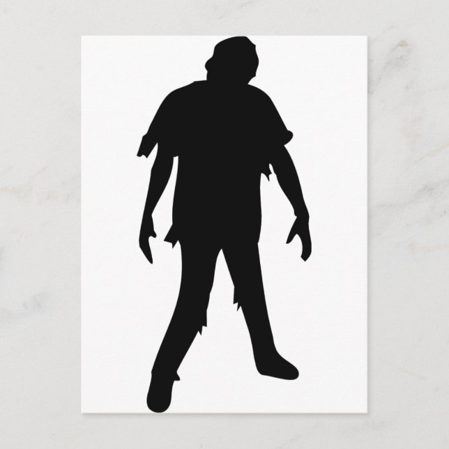 Horror Movie Zombie Dead Postkarte (Vorderseite)