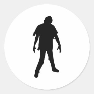Horror Movie Zombie Dead Runder Aufkleber