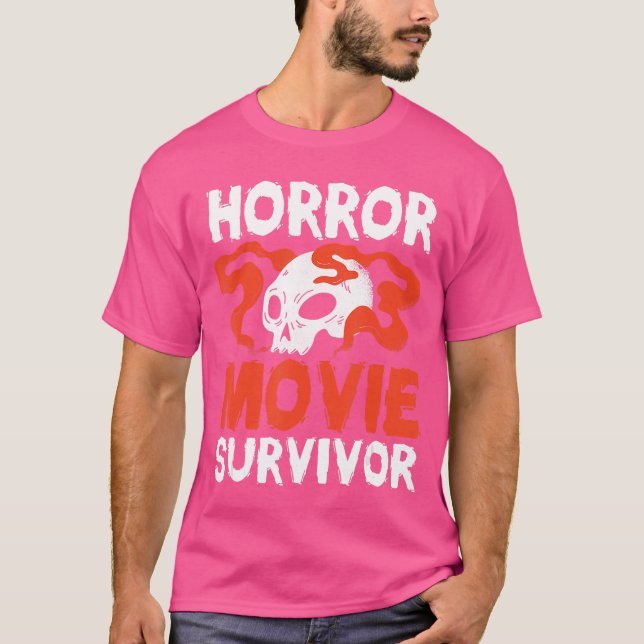 Horror Movies Scary Film Lovers Halloween Fanshril T-Shirt (Vorderseite)