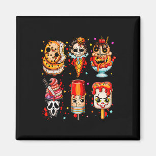 Horror Movies Sommerlicher Popsimus Halloween Eisc Magnet