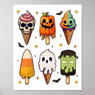 Horror Movies Sommerlicher Popsimus Halloween Eisc Poster