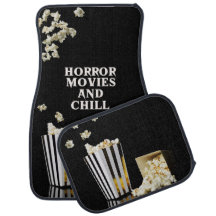 Horror Movies und Chill | Goth Car Floor Mats