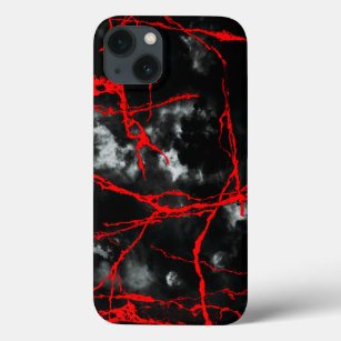 Horror Night Goth - Schwarzweiß, Rot Case-Mate iPhone Hülle