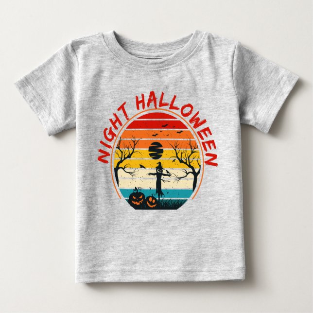 Horror Night Halloween Baby T-shirt (Vorderseite)