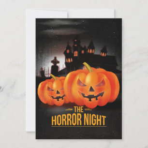Horror Night Halloween-Party Einladung