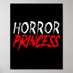 Horror Prinzessin Lustige Halloween Gruselfilme Mä Poster