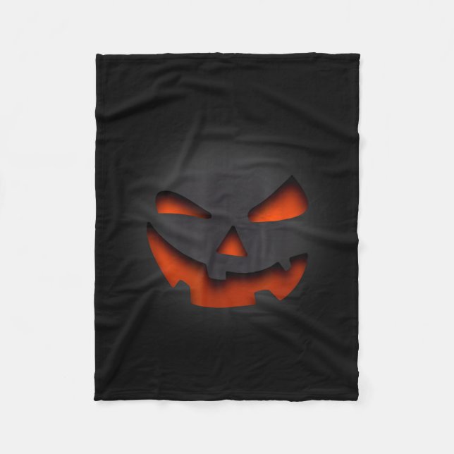 Horror Pumpkin Halloween Y, Funny Gift  Fleecedecke (Vorderseite)