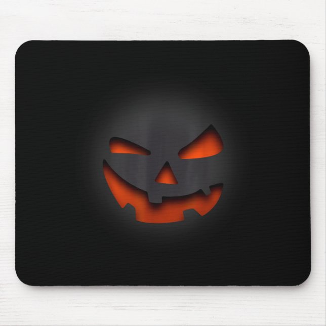 Horror Pumpkin Halloween Y, Funny Gift  Mousepad (Vorne)