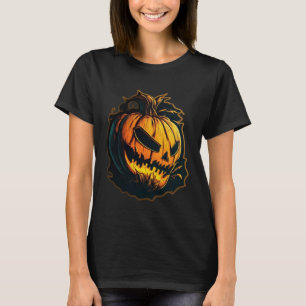 Horror Pumpkin Monster Albtraum Beängstigend Bewun T-Shirt