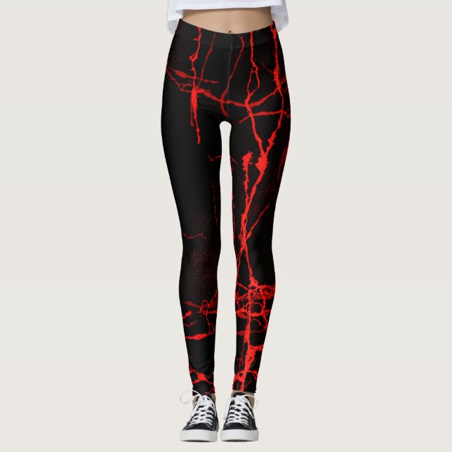 Horror Red Leggings (Vorderseite)