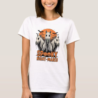 Horror Retro Spooky Night Mares Pferde Bootsphoste T-Shirt