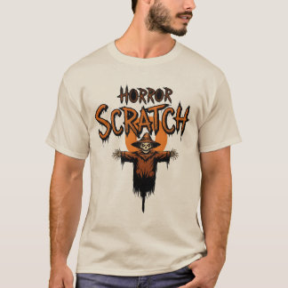 HORROR SCRATCH Gruseliger Vogelscheuche Halloween T-Shirt