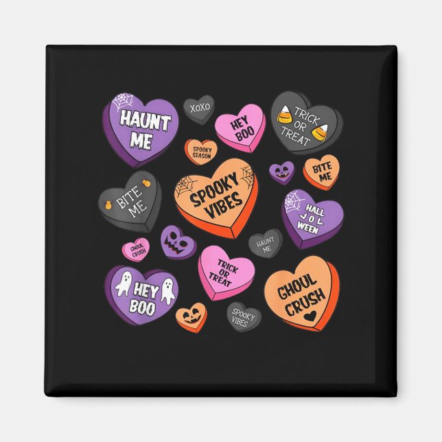 Horror Soky Candy Heart Valentines Day Lover Tee H Magnet (Vorne)