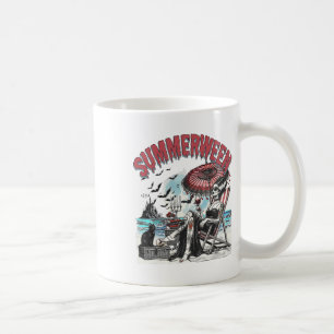 Horror Summerween Halloween Vintag Beac Kaffeetasse