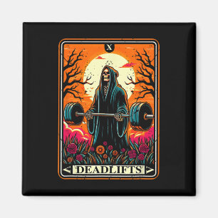 Horror Tarot Card Deadlisiert das Death Gym Workou Magnet