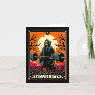 Horror Tarot Karte Deadlifts Der Tod Gym Workout