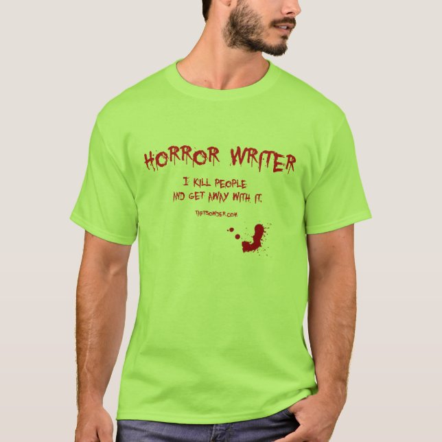 Horror-Verfasser 3 T-Shirt (Vorderseite)