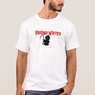Horror-Verfasser-grimmiger Sensenmann T-Shirt