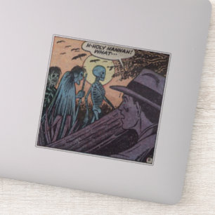 Horror Vintage Comic für Comic Buchliebhaber in de Aufkleber