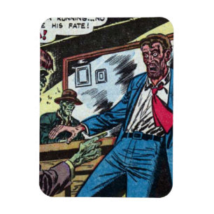 Horror Vintage Comicen 70er   klassisch und Retro Magnet