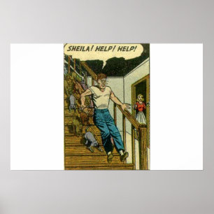 Horror Vintage Comicen   Comic im goldenen Zeitalt Poster